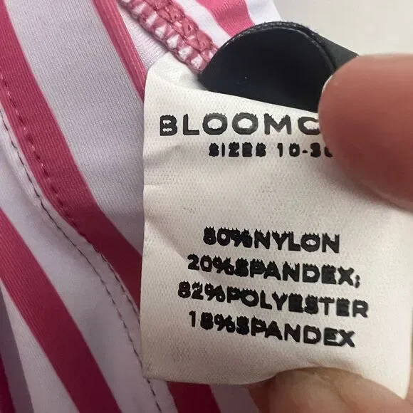 Bloomchic Striped Ruched Swim Bottom - Picture 7 of 7